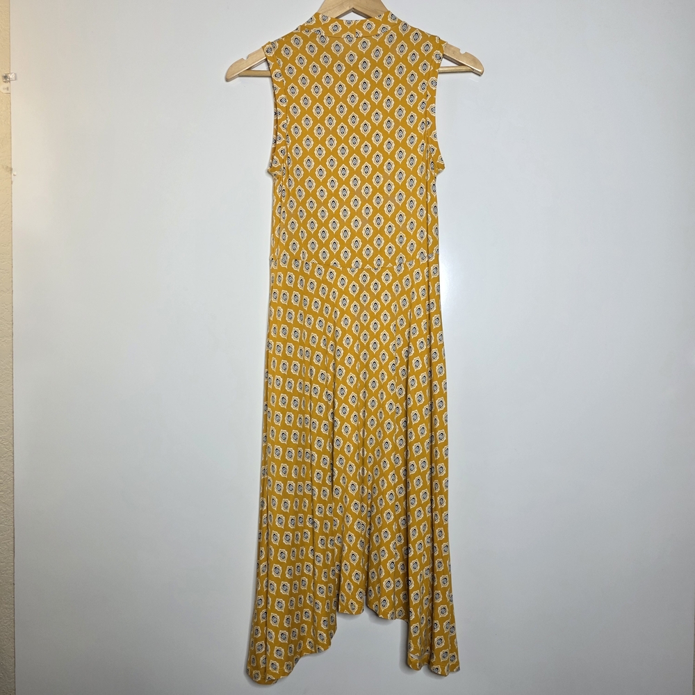 Anthropologie Maeve Palais Swing dress in Yellow/gold Soft and stretchy Size XS - Picture 4 of 16